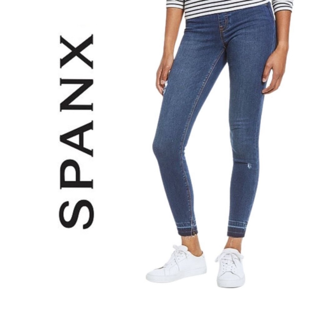 Spanx Distressed Skinny Jeans